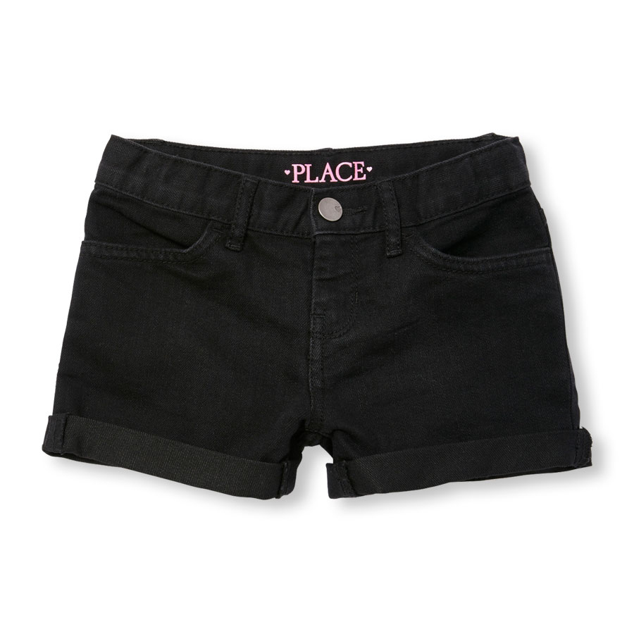 Girls Black Denim Shorts | The Children's Place