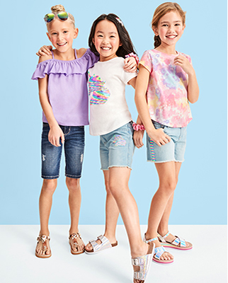 The Childrens Place Girls Her Lil Denim Short
