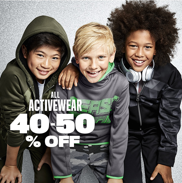 All Activewear 40-50% off 