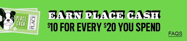 Place Cash | Get 10$ for every 20$ you spend 