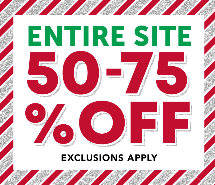 ENITRE SITE 50% OFF! ZERO EXCLUSIONS
