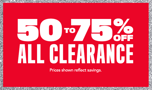 All clearance 50-75% off