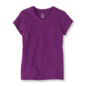 V-neck pocket tee