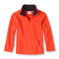 half-zip microfleece pullover