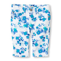 floral skimmer shorts