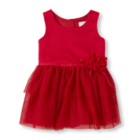 Sleeveless Fancy Tulle Dress