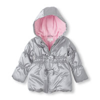 Hooded Bow Puffer Jacket