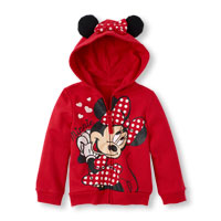 Long Sleeve Minnie Mouse Hoodie