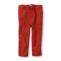 Toddler Boy's Flat Front Skinny Chino Pants