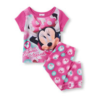 Short Sleeve Minnie Mouse PJ Set