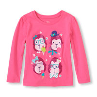 Long Sleeve Four Monkeys Graphic Tee