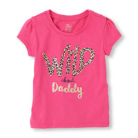 Short Sleeve 'Wild About Daddy' Graphic Tee