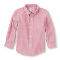 Long Sleeve Striped Button Down Shirt