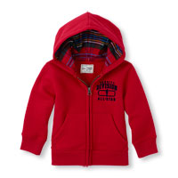Toddler Boy's Athletic Full-Zip Hoodie