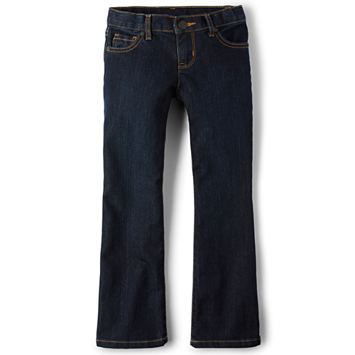 Girls Basic Bootcut Jeans - Odyssey Wash