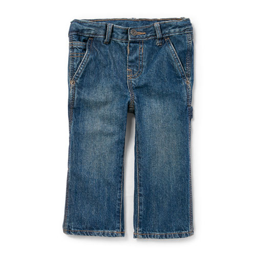 Baby And Toddler Boys Basic Utility Jeans - Antique Stone Wash