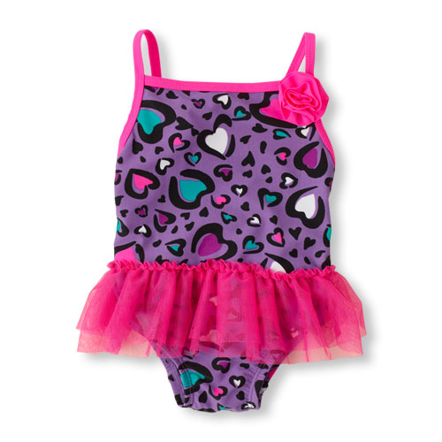 heart tutu swimsuit