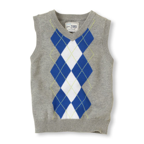 argyle vest