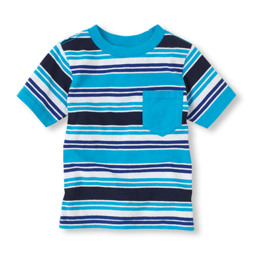 striped pocket tee