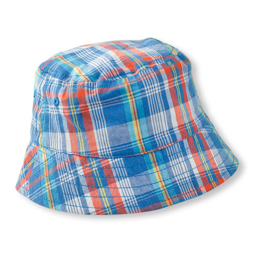 plaid bucket hat
