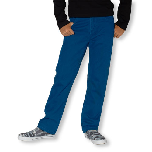 color five-pocket pants