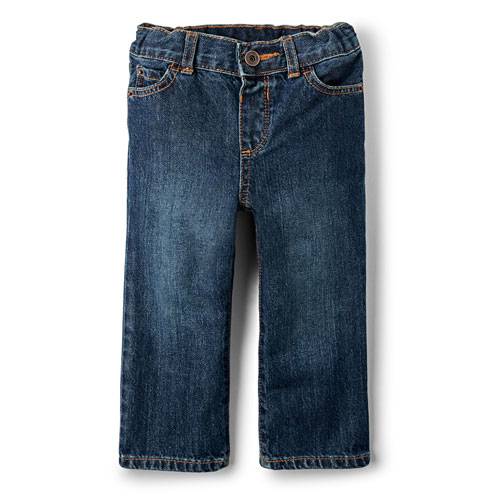 Baby And Toddler Boys Basic Loose Jeans - Medium Classic Wash