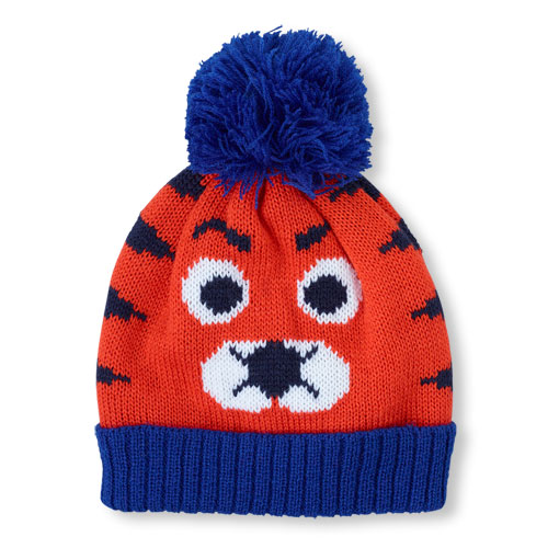 tiger knit hat