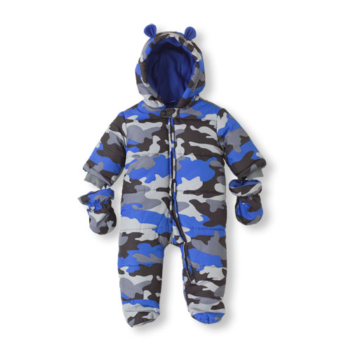 camo snowsuit