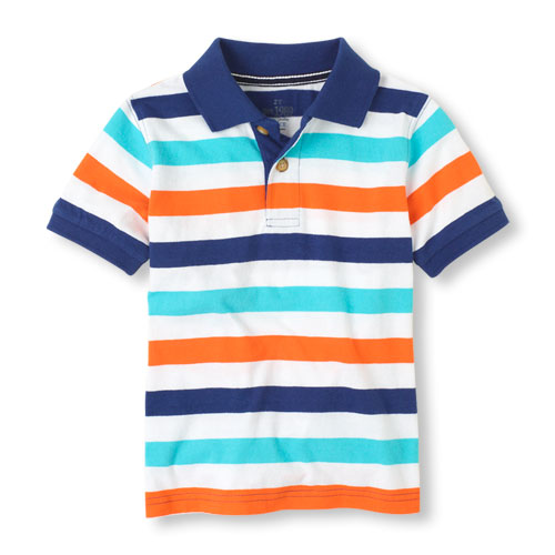 striped polo