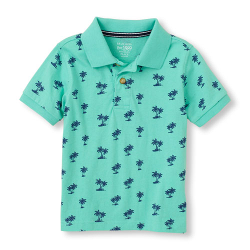 printed polo