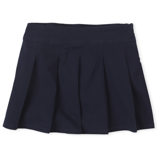 Girls Uniform Pleated Skort - Blue - The Children's Place