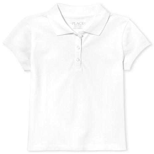 Girls Uniform Short Sleeve Pique Polo