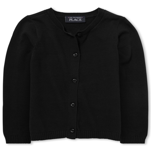 

s Toddler Uniform Cardigan - Black - The Children's Place