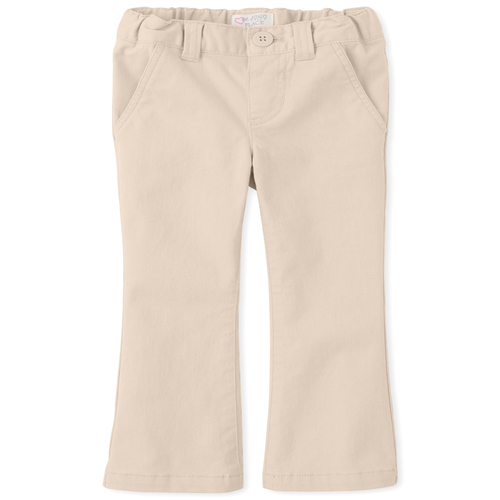 Toddler Girls Uniform Chino Pants