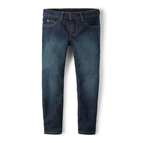 Boys Basic Super Skinny Jeans - Dark Wear Wash
