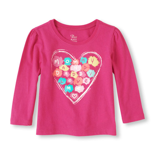 blots of love graphic tee