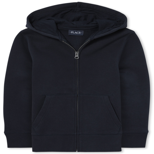 Boys Uniform Long Sleeve Full-Zip Hoodie
