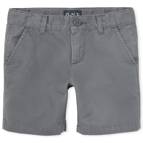 Boys Boys Woven Chino Shorts - Gray - The Children's Place