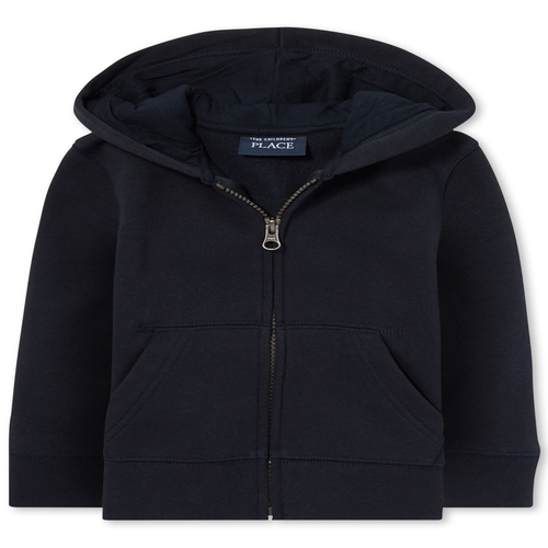 Toddler Boys Long Sleeve Full-Zip Hooded Sweatshirt
