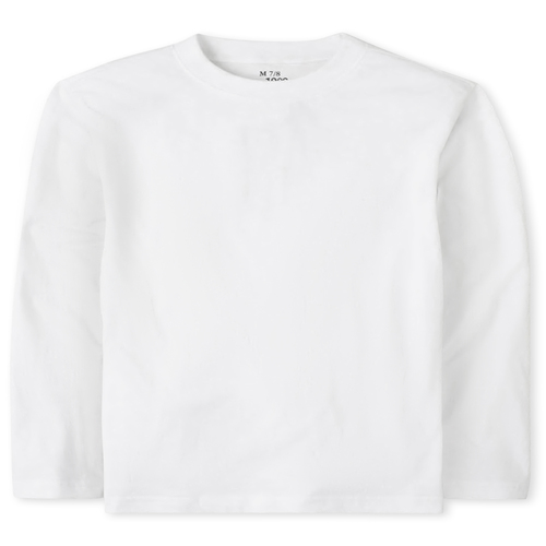 Baby And Toddler Boys Long Sleeve Basic Tee