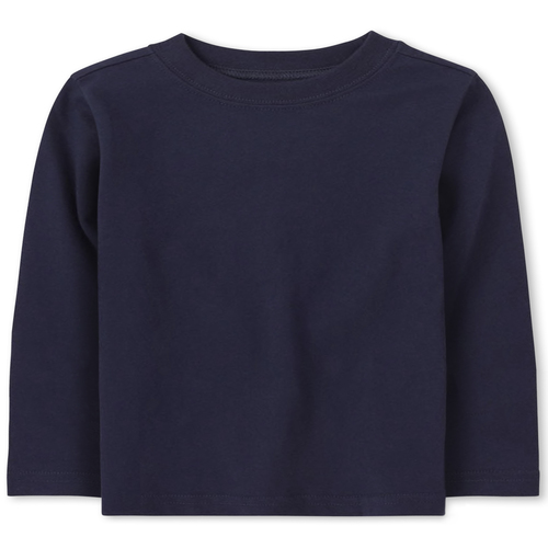 Baby And Toddler Boys Long Sleeve Basic Tee