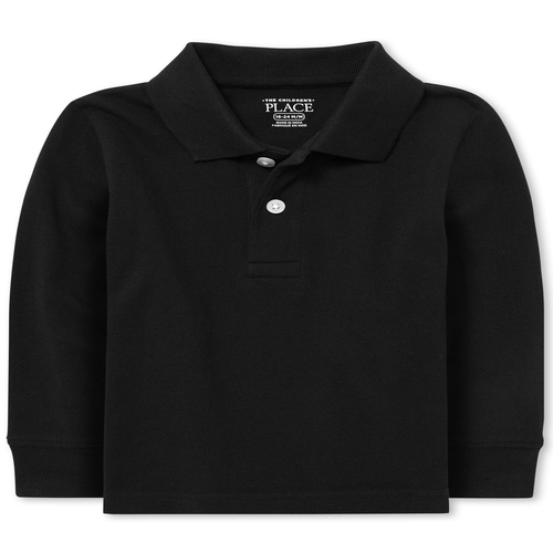Baby And Toddler Boys Long Sleeve Basic Polo