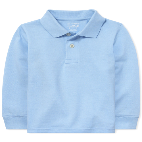 Baby And Toddler Boys Long Sleeve Basic Polo