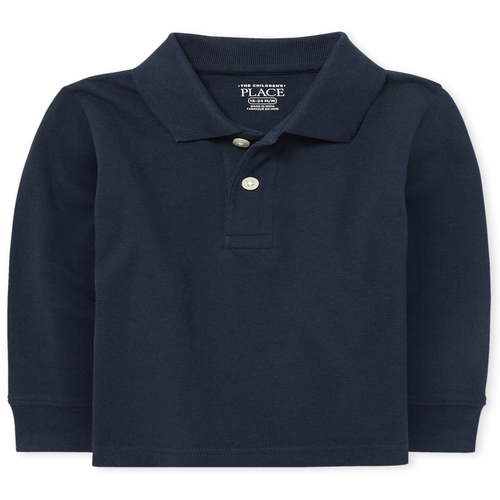 Baby And Toddler Boys Long Sleeve Basic Polo