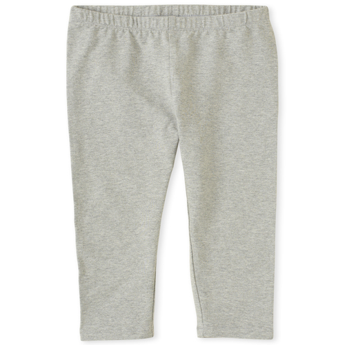 Girls Heathered Leggings - Capri Length