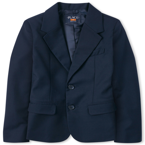 

Boys Boys Uniform Blazer - Blue - The Children's Place