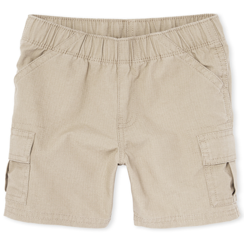 

s Baby And Toddler Boys Uniform Pull On Cargo Shorts - Tan - The Children's Place
