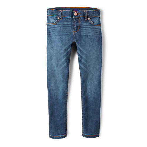 Girls Denim Jeggings - Mila Wash