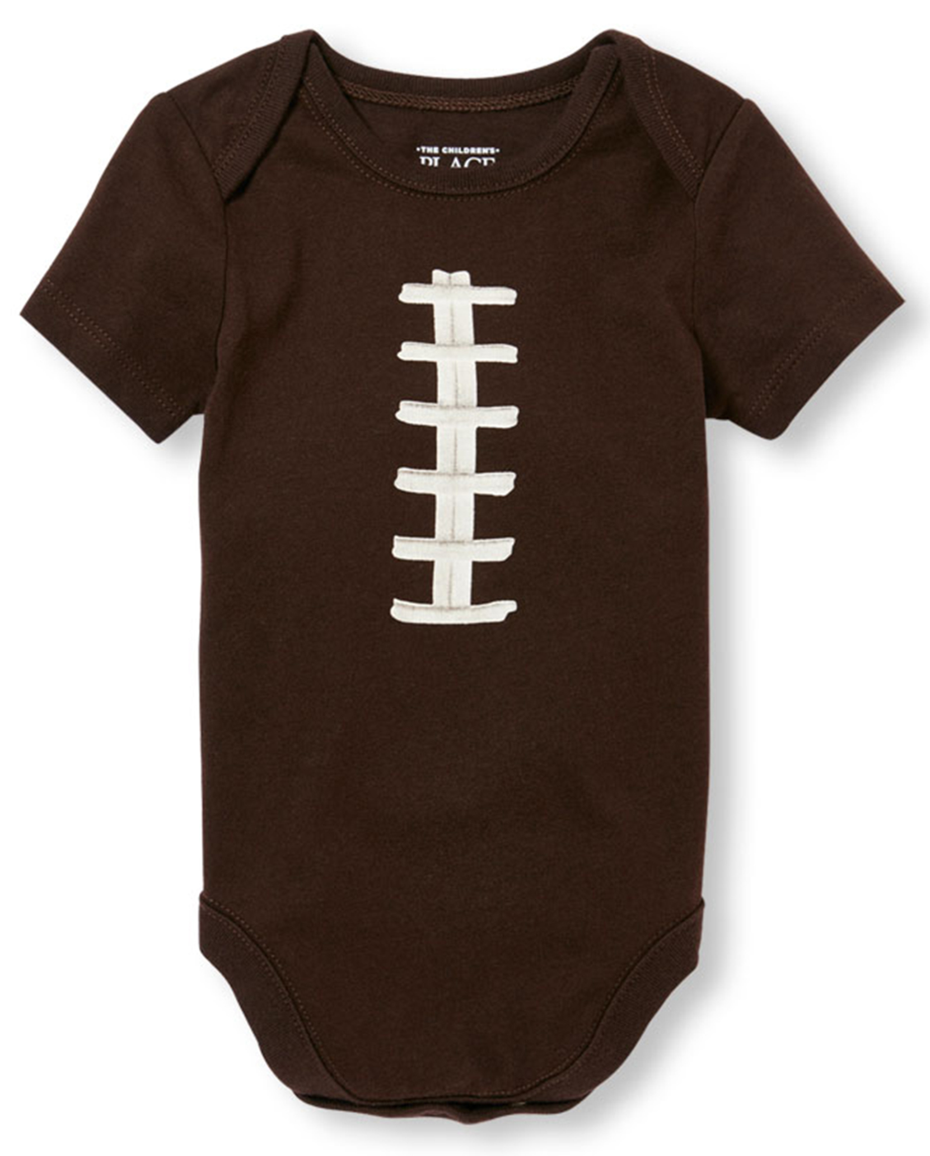 

s Baby Boys Football Graphic Bodysuit - Brown - The Children's Place
