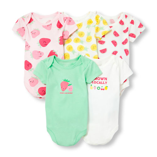 Image result for The Children's Place Baby Girls' Printed Bodysuit
